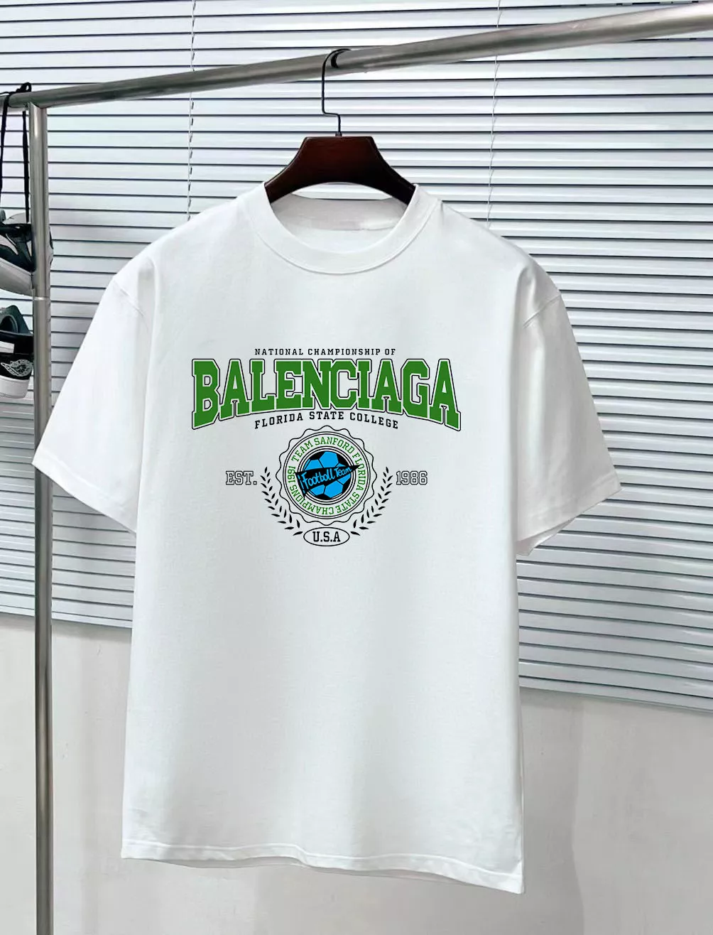 balenciaga t-shirt manches courtes pour unisexe s_12b23bb